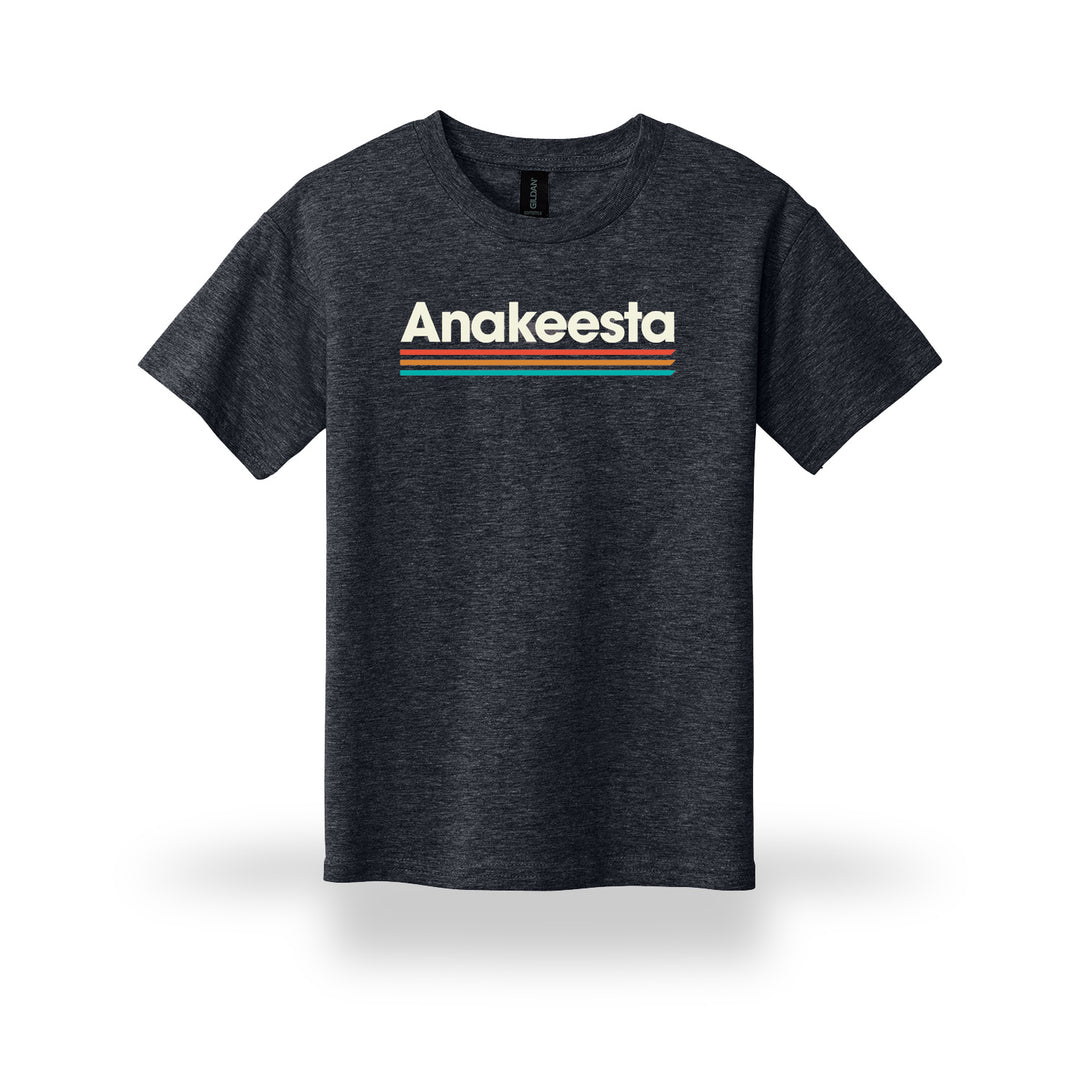 Retro Youth Tee Dark Heather Grey