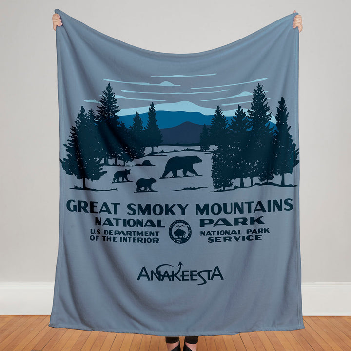 Black Bear GSMNP WPA Blue Blanket