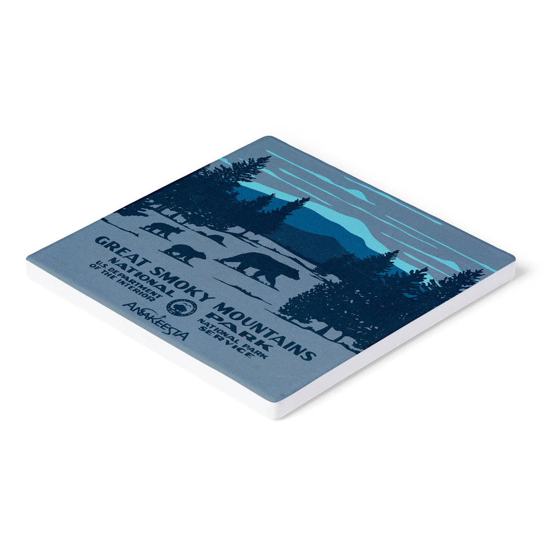 Black Bear GSMNP WPA Coaster