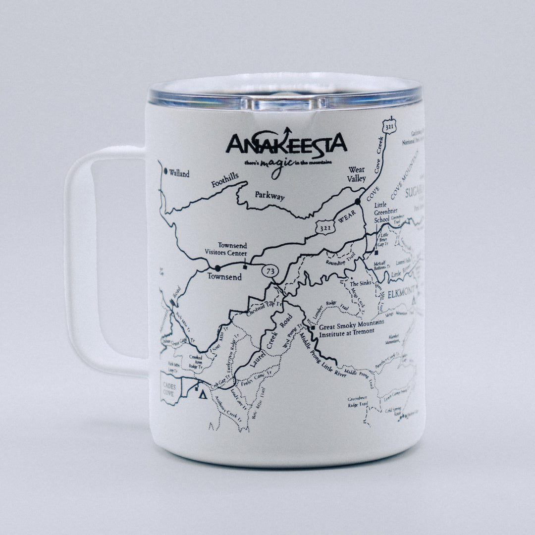 Line Map Stainless Mug