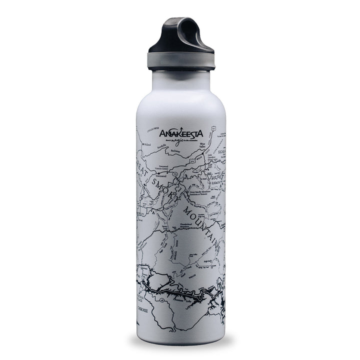 Line Map Water Bottle