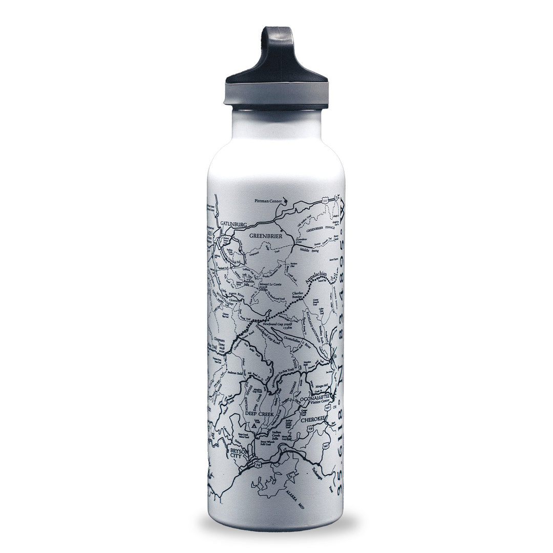 Line Map Water Bottle