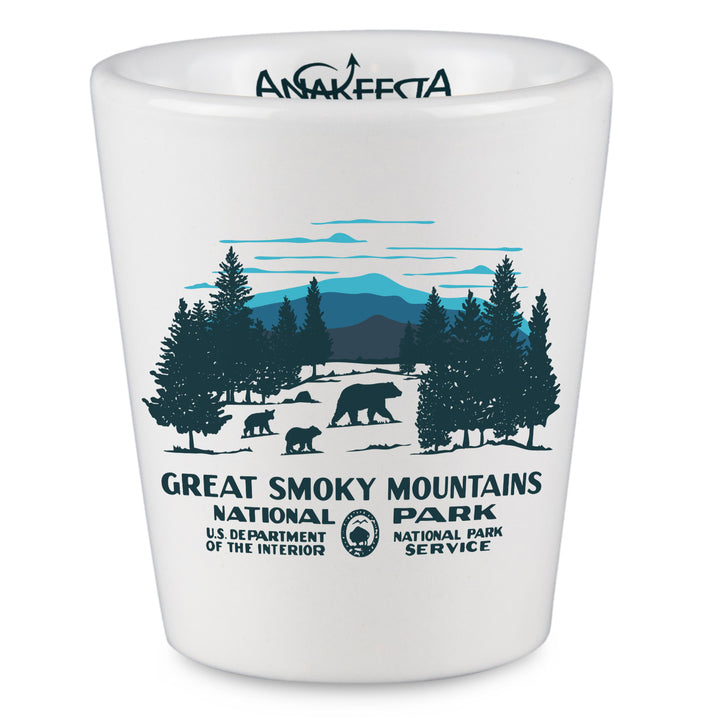 Black Bear GSMNP WPA Shot Glass